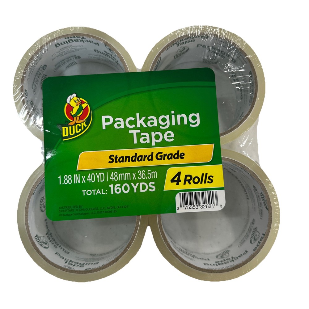 36 Rolls Shipping Packaging Box Packing Sealing Tape 1.88” X 40 Yards Each Roll