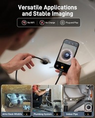Endoscope Camera 1920P HD Borescope Inspection Camera for iPhone and Android 5M