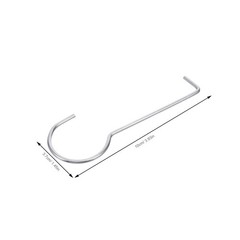 10Pcs Reusable Stainless Steel Shower and Floor Drain Lifting Hooks for Home Use
