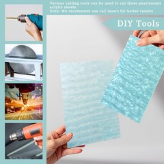 Faeliknise Pearl Cast Acrylic Sheets Pmma Material For Co2 Laser Cutting And