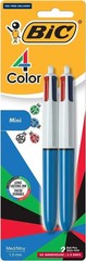 BIC 4-Color Original Retractable Ballpoint Pens with Assorted Ink, 1.0 mm Medium