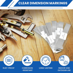 20 Pcs 304 Stainless Steel Shim Stock Assortment, 1″ W x 6″ L, 10 Sizes (0.00…