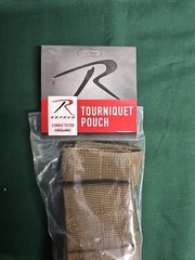 MOLLE Tourniquet & Shear Pouch – NEW in Package Rothco FDE Flat Dark Earth Nylon