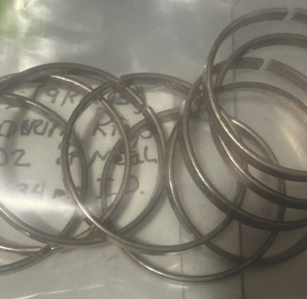 10 Silver Solder Joint Brazing Rings 15% Silver Rings 1 3/8inch O.D. B CuP-5