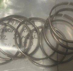 10 Silver Solder Joint Brazing Rings 15% Silver Rings 1 3/8inch O.D. B CuP-5
