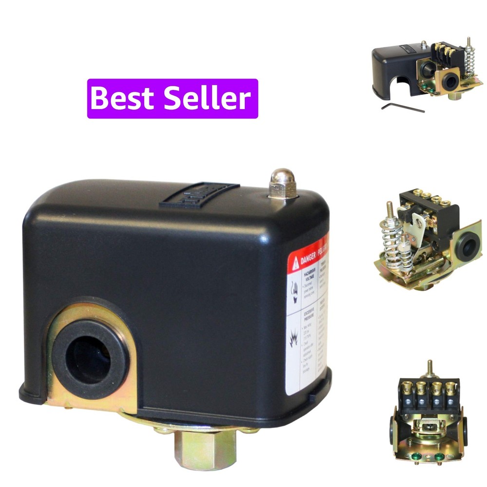 Pressure Switch MFG 40-60 PSI Heavy-Duty Reliable Water Control for Plumbing …