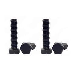 M11 Black 8.8 Steel Hexagon Head Bolts Screws Pitch 1.25/1.75