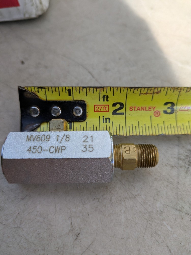 Lot of 5 MV609 Mini Ball Valve 1/8 NPT Female Chrome Plated Brass