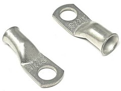 Tinned Copper Cable Lug End Terminal Ring Connectors + Adhesive Shrink Tubing