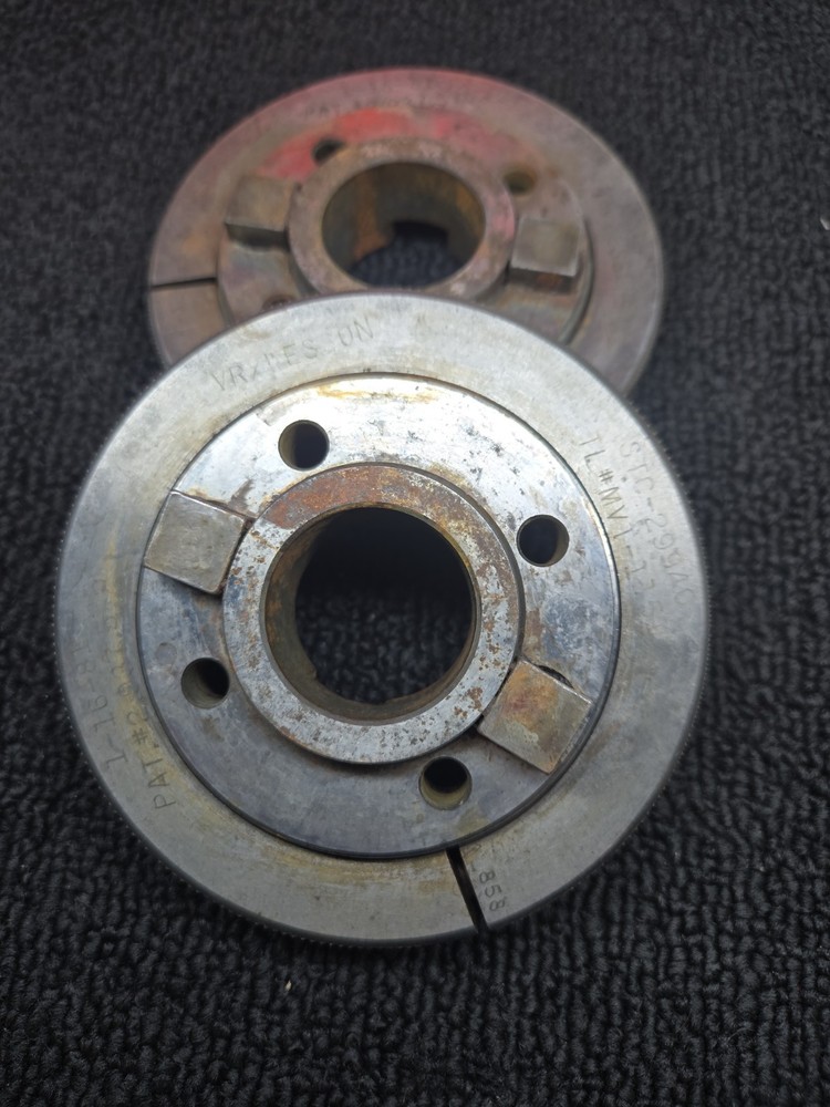 Pair Of Vr Wesson Face Mill Arbor Adapter Mounts