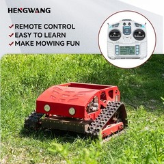 Remote control automatic lawn mower 9hp 45° climbing adjustable mowing height