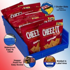 Akro~Mils 30150 Heavy Duty Plastic Shelf Bins, 12~Pack, Red, 12x8x4 in