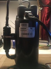 QINGAN YZG- A057Y2D2T3 115V 60Hz 1PH 580W LRA 26A RLA 5.50A Compressor