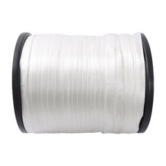 Mule Tape Flat Rope Polyester Pull Tape Gardening Commercial Electrical White