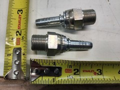 2PC) Kuriyama NPTF Male Swivel 60° Seat A-0606-MNPS 3/8″-Hose ID Size 06F-Thread
