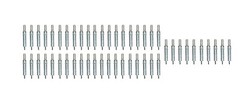 50 C3/32 Cleco Fasteners- Made in USA