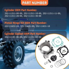 WR450F STD 95mm Cylinder Piston Gasket Kit Fit for Motorcycle Yamaha YZ450F 2…