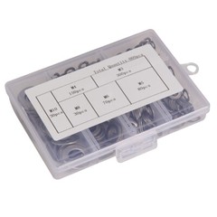 660 Pieces of 304 Stainless Steel Washers Flat Washer Assortment Kit 6 Sizes New