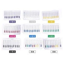 1-10Pack Dental Endodontic Nerve Broach Barbed Needles Handle 21/25mm 20-60#