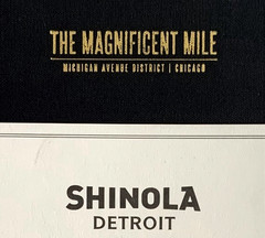 Shinola Detroit Medium Jet Black Hard Ruled Journal 192 Pages 5.25″ x 8.25″ Logo
