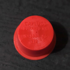 25x Caplugs T-12 Female 3/4″ NPT / IPS Plug Protectors Valves Pipes Fittings Red