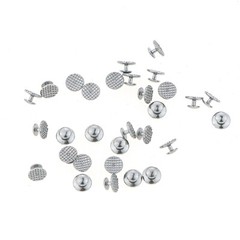 US Dental Orthodontic Metal Lingual Button Bondable Round Mesh Base 10Pcs/Pack