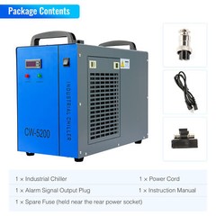 OMTech CW-3000 CW-5200 CW5202 Water Chiller for CO2 Laser Engraver Cutter