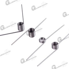 Torsion Spring 3-9 Coil (10 pcs), 0.8mm Wire dia, 5 ~ 10mm OD, Left spring Steel