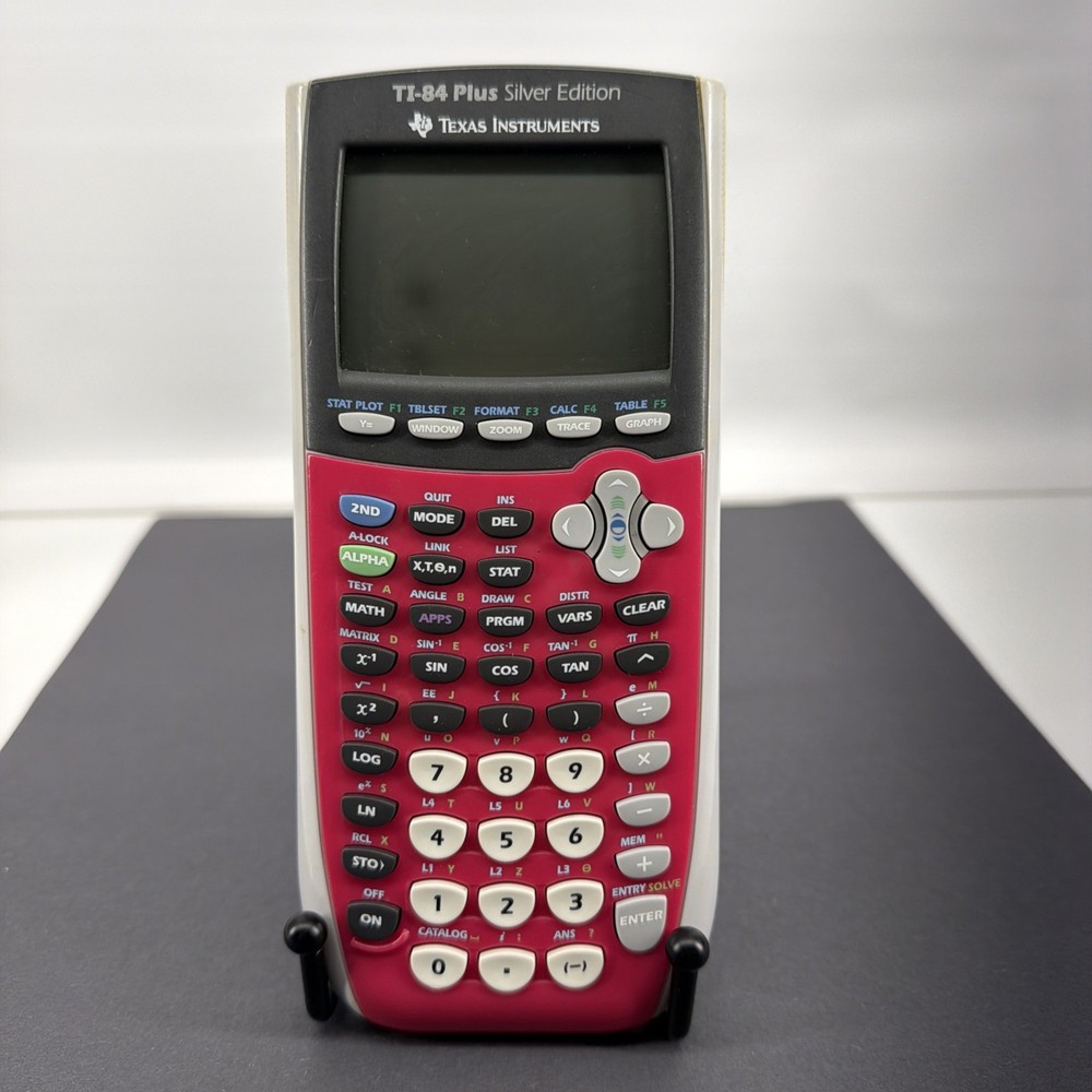 Texas Instruments TI-84 Plus Silver Edition Graphing Calculator Pink Silver