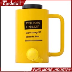 Findmall 20 Ton Capacity Hollow Hydraulic Cylinder 2″ 50mm Stroke Single Acting