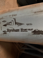 Dow Styrofoam Dock Float Billet 10″x20″x96″ Marine Buoyancy Foam 610lb Lift NEW