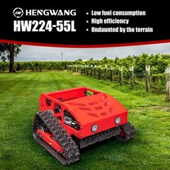 Remote control automatic lawn mower 9hp 45° climbing adjustable mowing height