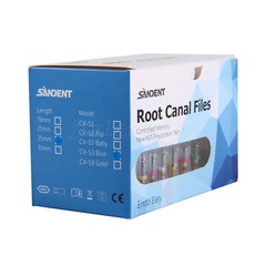 Dental NiTi Super Rotary Files Heat Activated for Endodontic Endo Motor 25mm USA