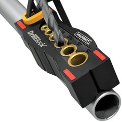 Milescraft DrillBlock Metal/Nylon Handheld Drill Guide 1 pk