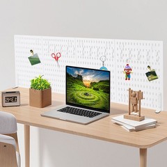 4* 46.5*15.7in Desk Partition Panel Desk Partition Pegboard Desk Privacy Panels