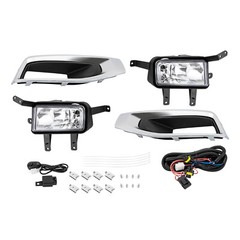 For 2015-2018 GMC Yukon/ Yukon XL Bumper Fog Lights Driving Lamps w/ Wire Switch