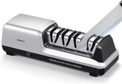 Electric Knife Sharpener with 4-Stage Sharpening (Repair, Coarse, Medium, Fine &