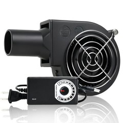 KUNRISE High Airflow BBQ Blower Fan – 110V/120V with Variable Speed Control