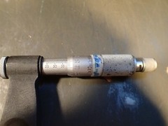 Moore & Wright 225-250mm x .02mm Oustide Micrometer with Calibration Rod England