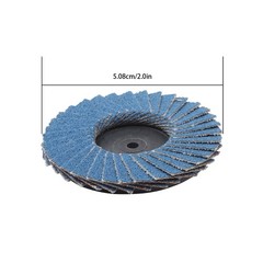 60 Pack 2 Inch 40/60/80/120 Grit Mixed Sanding Discs Set with 1/4 Inch Holder