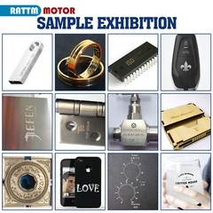 Raycus 50W 30W 20W Fiber Laser Marking Machine Silver Metal Engraving Lightburn