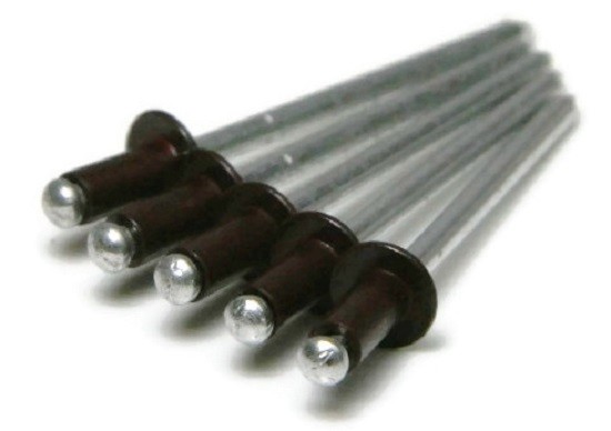 Brown All Aluminum POP Rivets – (4-2) 1/8″ x .275 (0.063 – 0.125 Grip) Qty-250