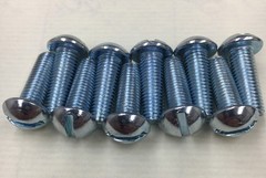 1/4-28 X 1/2 Slotted Round Head Machine Screw Fine Thread 1/4″ 1/2″ (25 Pieces)