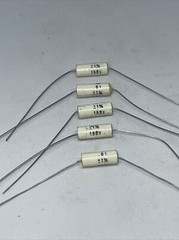 .01uf 160V Axial Film Polystyrene Capacitor 160 Volts 10000pF New Lot of (5)