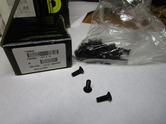 M4-0.7 x 12mm L 2.5mm Hex 10.9 Bl Oxide Steel Flat Head Socket Cap Screw QTY 100