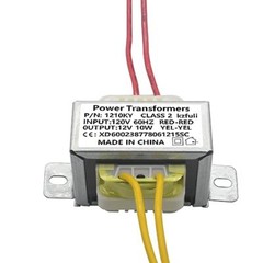 12V/10W AC/AC Power Transformer Input 120V/60HZ Single-Phase Transformer