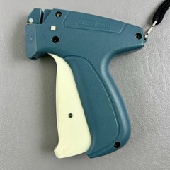 Vintage Dennison Tag Tagging Gun USA Blue 4×4.5″