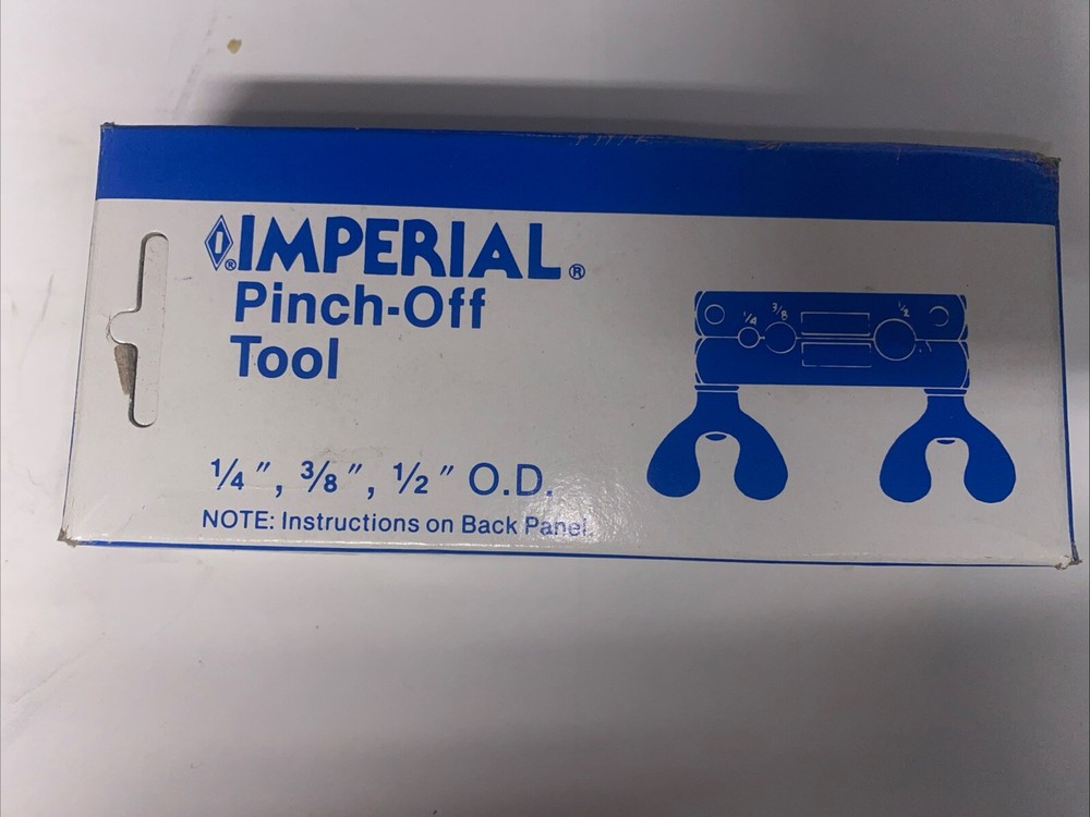 Imperial, Part #105-FF, A/C Pinch-Off Hand Tool, 1/4″, 3/8″, 1/2″, Made in USA!
