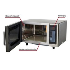 Sentinel SMW1000E 1 cu. ft. 1000 Watt Commercial Microwave Oven W/ Touch Pad