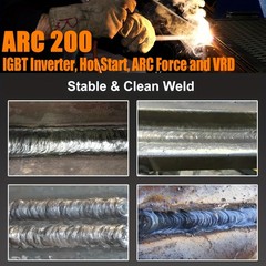 200A Stick Welder 110/220V ARC/Lift TIG Welding Machine IGBT Inverter Portable